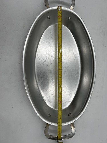 Bandeja de aluminio para hornear Wear-Ever Centennial Roaster 15x9 plato para servir - Imagen 2 de 6