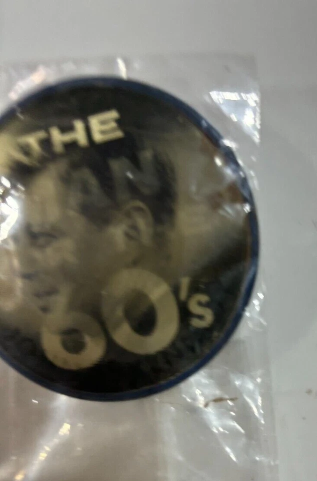 BOTÓN PINBACK POLÍTICO JOHN F. KENNEDY PRESIDENCIAL VINTAGE 3,0 PULGADAS COMO NUEVO Foto 3 de 4