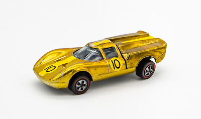 Vintage Hot Wheels Redline Lola GT70 Yellow Gold US Near Mint | eBay