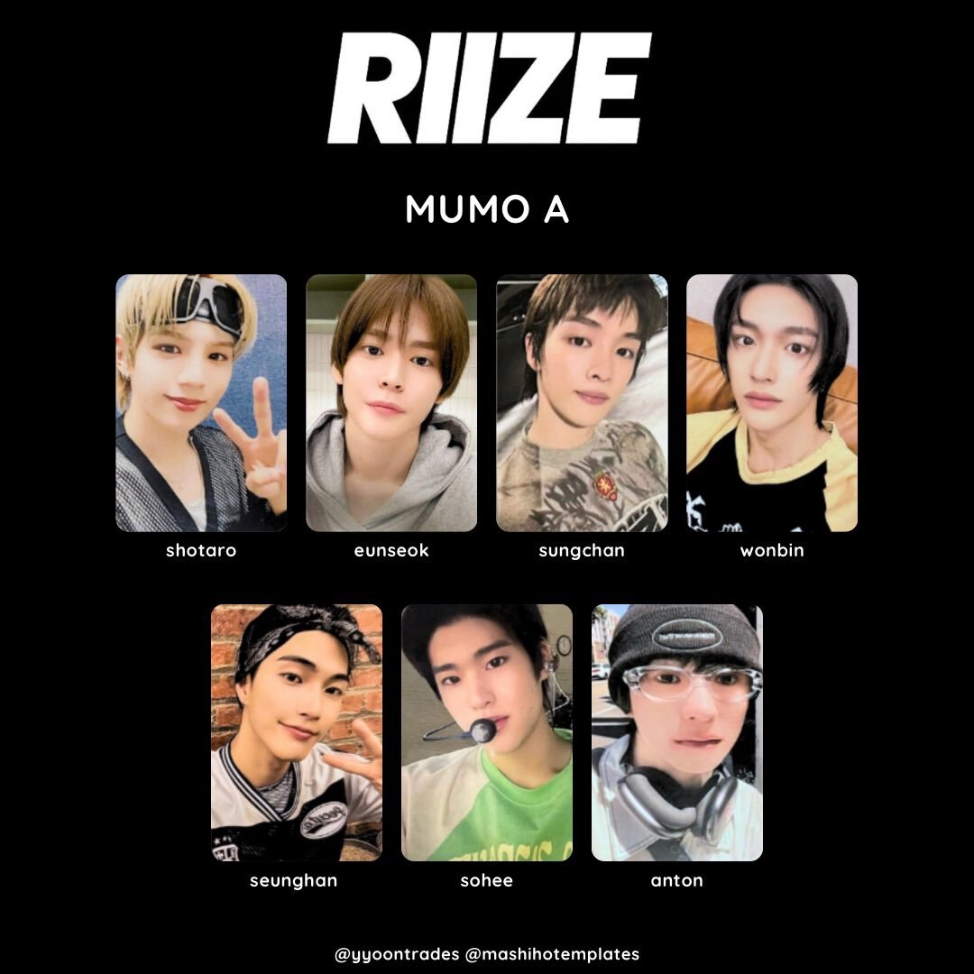RIIZE 限定 Get a Guitar B&N us 2枚 トレカ RIIZE DEBUT ALBUM GET A GUITAR PRE ORDER BENEFIT - POB