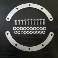 Atlas Axle Half Moon Diff Cover Spreader Plates + Bolts Escort MK1 MK2 Capri