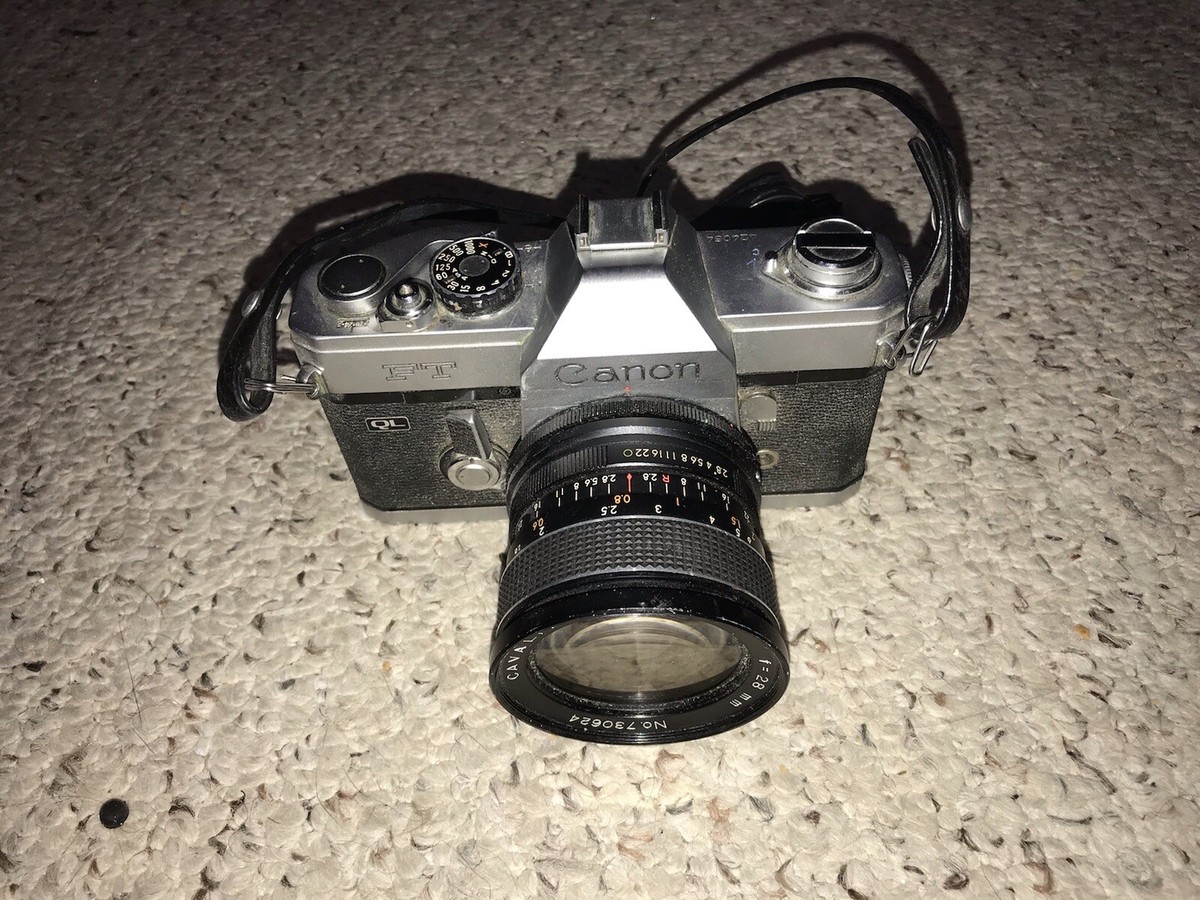 Canon FT QL camera with cavalier 1:28mm lens | eBay