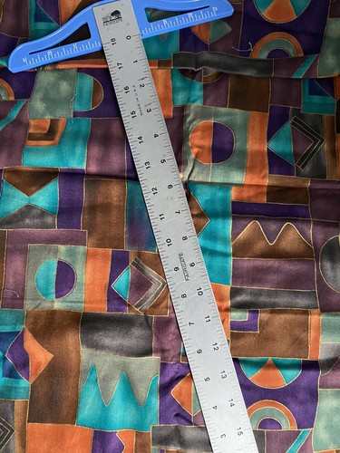 VTG Mondrian Alexander Henry Collection Fabrics 1996 1.47 Yards Art OOP Abstract - Picture 3 of 8