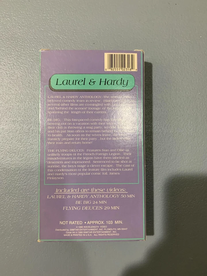 Laurel & Hardy Classics VHS VCR Video Tape Used Utopia Flying Aces - Image 3 of 4