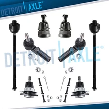 Front Upper Lower Ball Joints Tie Rod Ends Kit for Chevy Camaro Pontiac Firebird