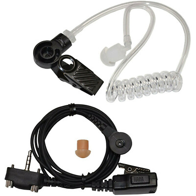 HQRP Hands Free Headset Hörschlauch Hörer & Ptt Mikrofon für Vertex Serie Radio