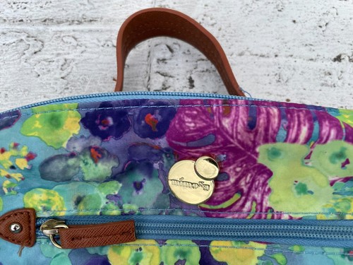 Mimosa Women Backpack Multi color Floral Print Mini Bag Read descr - Picture 8 of 12