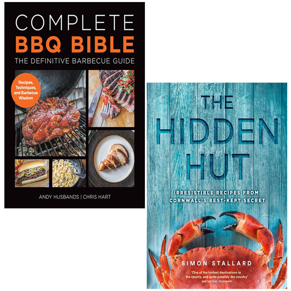 The Hidden Hut [HB],Complete BBQ BIBLE The Definitive Barbecue Guide 2 Books Set