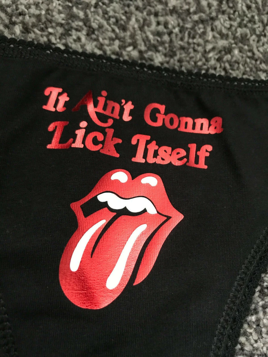 It ain't Gonna Lick Itself Thongs - Naughty Underwear DDLG Kinky BDSM Sub  BBW