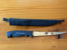 Normark Fillet Knife w/Black Sheath - Marttiini Finland - Finland Emblem