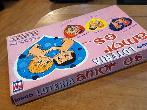 Kim LOVE IS ... BINGO LOTERIA 1972 MEXICO BOARD GAME w/ ORIGINAL BOX - Picture 20 of 22
