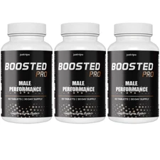 Boosted Pro Male Performance Supplement, Endurance for Men - 3 Bottles