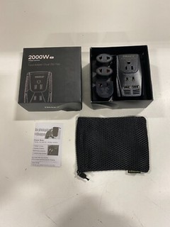 Tryace Travel Adapter/Dual USB Ports 2000W A9 Voltage Converter