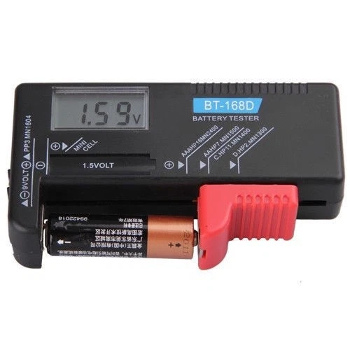 Universal Digital LCD Battery Checker Volt Tester Cell AA AAA C D 9V Button - Image 4 of 4