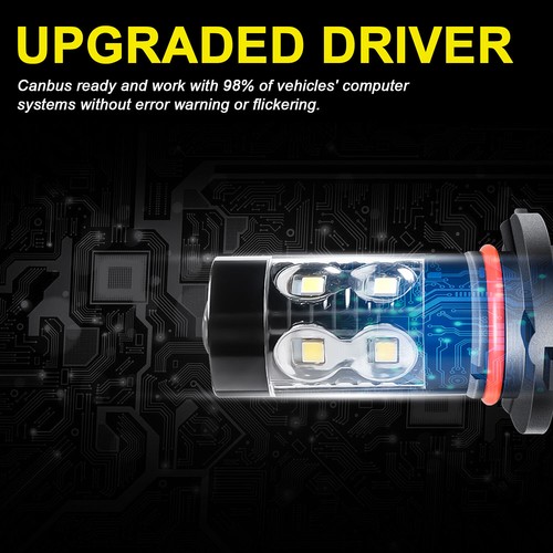 Faro LED COB + bombilla antiniebla S2 para Dodge Ram 1500 2500 3500 4500 2009-2017 - Imagen 16 de 17