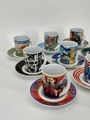 ROSENTHAL CUPOLA CITY CUP ESPRESSO SAMMLER TASSEN PORZELLAN OGV