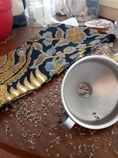 LAVENDER and Golden Flax eye pillow for ultimate relaxation