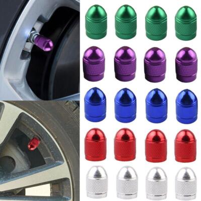 4Pcs Aluminum Tire Valve Stem Caps For Cars Trucks Caps Motorcycles Wheel