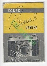 Vintage Kodak Retina II Camera Manual