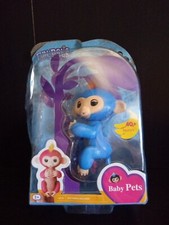 NEW Fun Pets Finger Baby Monkey Interactive Toy - Blue Batt Included  Trl8 167