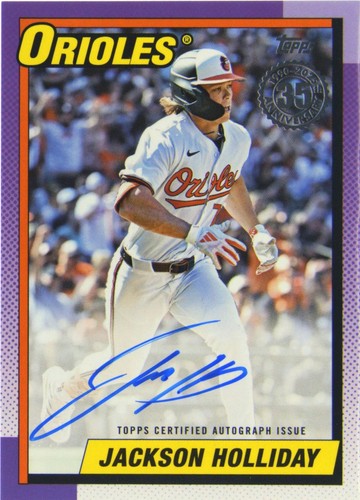 Jackson Holliday 2026 Topps Series 1 Cherry Blossom Parallel /99