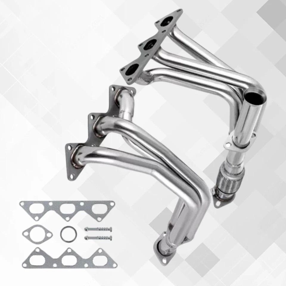 Stainless Exhaust Header For 1991-99 Mitsubishi 3000GT/91-96 Stealth 3.0 N/A V6 - Image 3 of 4