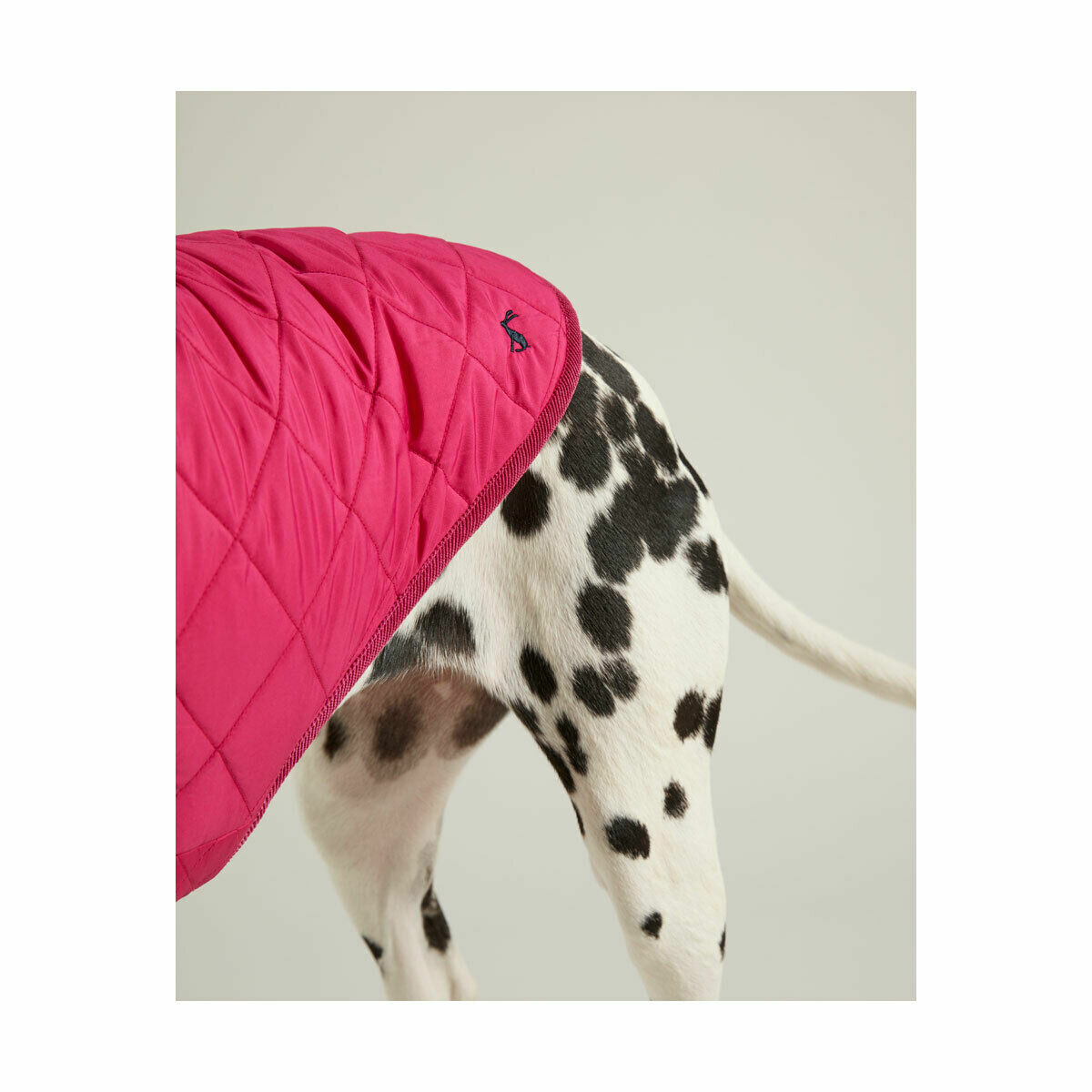 Joules Quilted Dog Coat - Raspberry or 