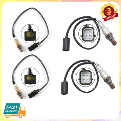 4X Oxygen Sensor Up+Downstream O2 Sensors For 2007 2008 INFINITI FX35 & M35 3.5L