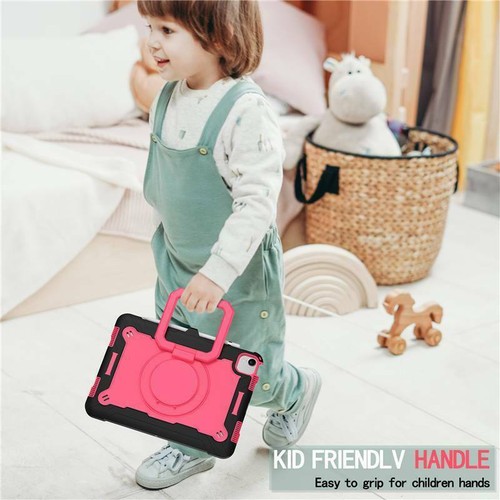 For iPad 7/8/9/10/11th Air Pro 2025 Kids Shockproof Heavy Duty Stand Case Cover - Picture 51 of 93