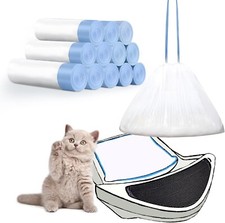 120 Count Cat Litter Box Liner Bags Replacement Compatible with Litter-Robot ...