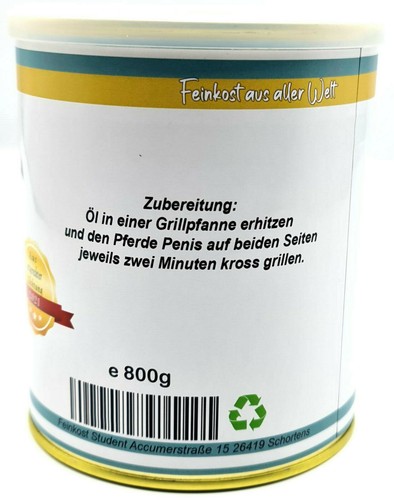 Frittierter Pferde Penis aus der Dose,Scherzarktikel, Geschenkidee,Party-Brüller - Bild 3 von 5