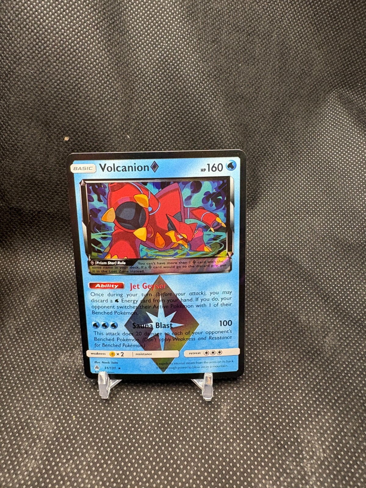 Pokémon Card - Volcanion (Holo Rare) - 31/131 - NM - Forbidden Light