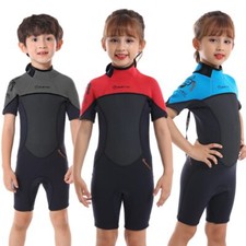 Swimsuits Neoprene Surf Shorty Wetsuit For Kids Girls Underwater Diving Suit
