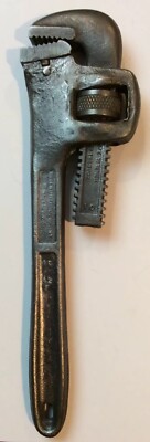 Antique Walworth Stillson Pipe Wrench #10 10 Inches Pat 1862002 Restored