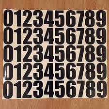 50 x 4 INCH NUMBERS ACU ROAD RACING MOTORBIKE MOTOCROSS MX ENDURO QUAD