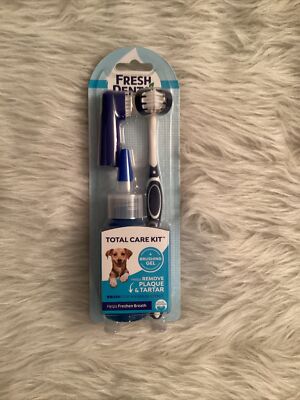 Fresh Dental Oral Care Dental Kit Dog Tooth Brush Pet Canine Odor Breath~NIP