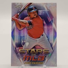 2023 Topps Chrome Series 1 Stars Of The MLB #SMLBC-7 Jose Ramirez Guardians