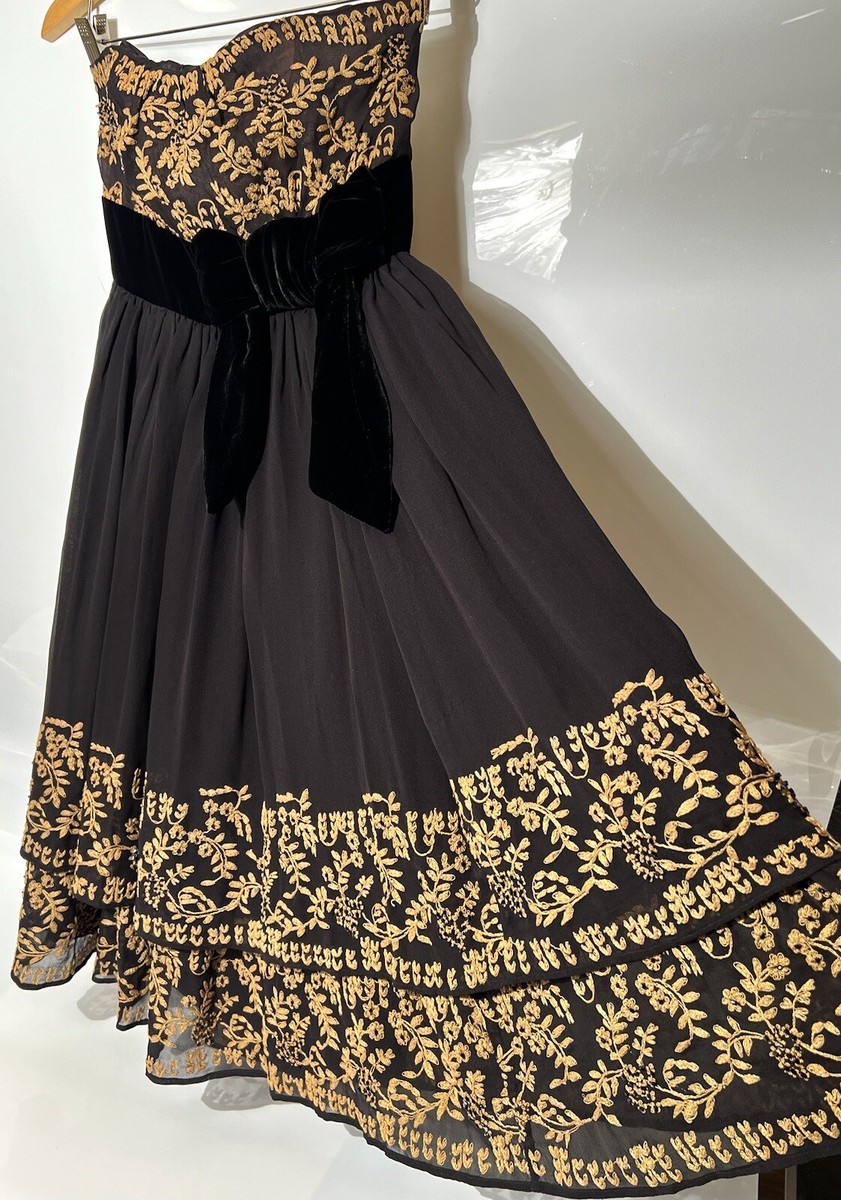 tracy reese cocktail dress Tracy Reese Black Floral Jeweled Neck Dress  Size 4 Sleeveless Cocktail  Party Dress. EUC