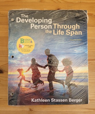 The Developing Person Through the Life Span   Loose Leaf   ISBN-13 9781319250522