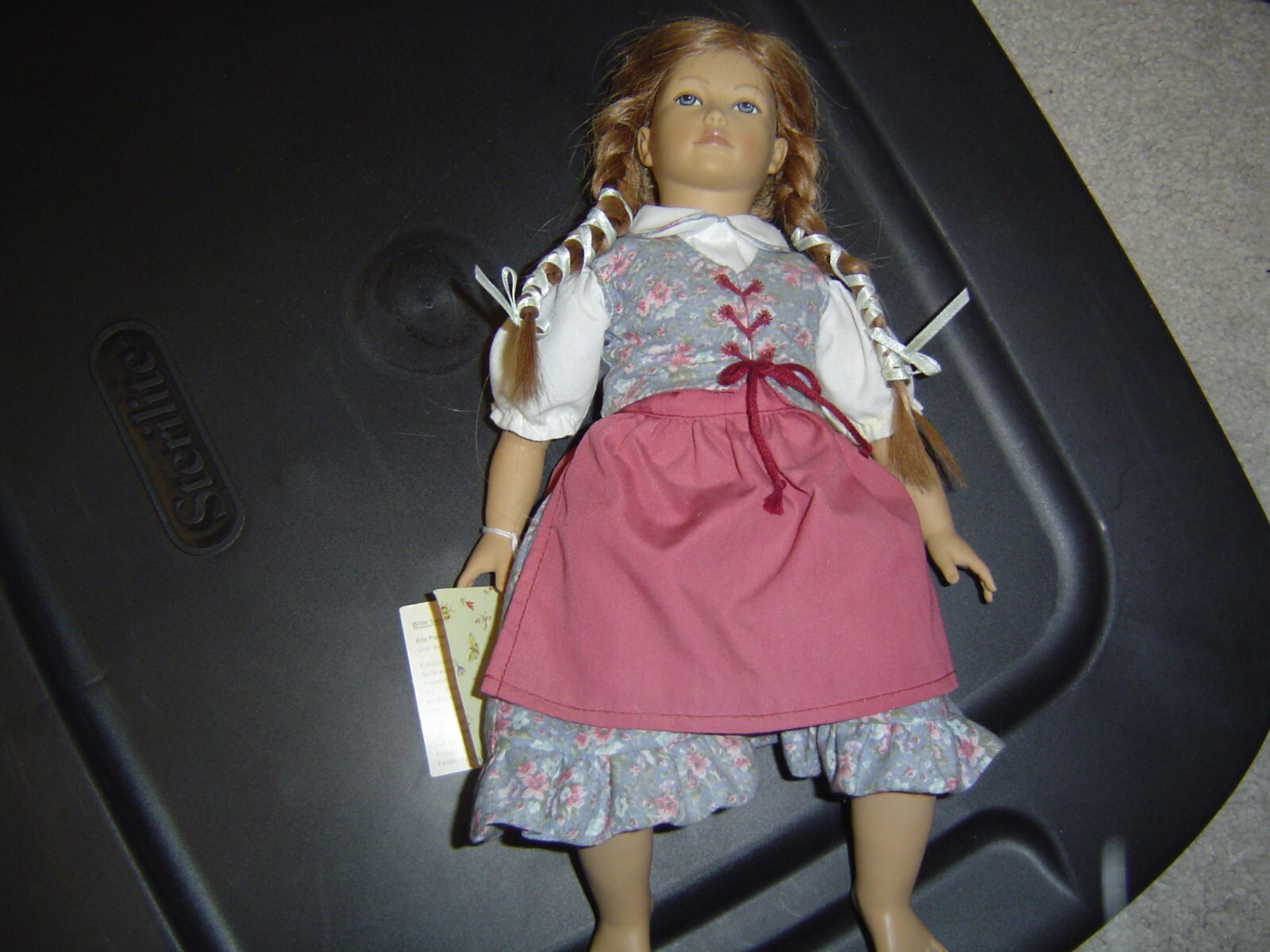 Original Heidi Ott Handarbeit Handmade Swiss Design Doll In Box With Tags 12"