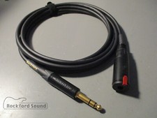 Mogami W2549 Black  Gold Neutrik TRS to Female TRS Headphone Extension Cable