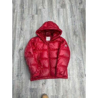 Moncler Maya Puffer Coat Red