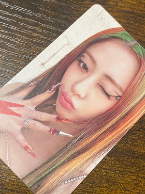 Yunjin Le Sserafim Crazy Balaclava version Photocard  Kpop