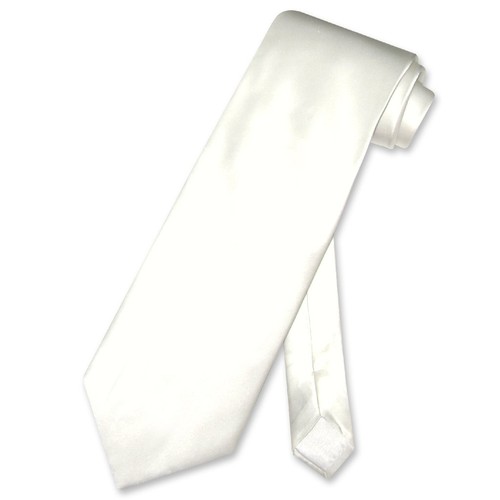 Biagio Men's SILK Dress Vest & NeckTie OFF-WHITE / IVORY Color Neck Tie Set XL - Picture 3 of 5