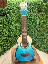 Kamehameha Ukulele KS-28 Solid Top Tiger Maple Soprano