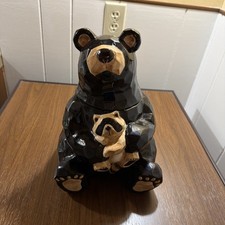 Bear Cookie Jar Jeff Fleming Collectible Hold...