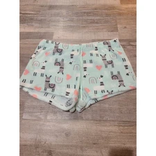 Bobbie brooks xl womens llama fleece sleepwear shorts