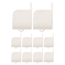  10 Pcs Curtain Rod Holder Ceiling Mount Bracket Drapery Brackets