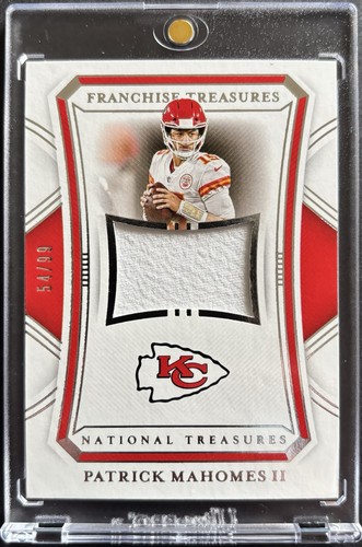 2020 National Treasures Patrick Mahomes Franchise Treasures Patch /99 #FT-PM