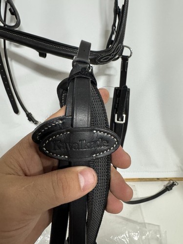 Black Kavalkade Ivy bridle With Reigns, Horse Size Brand New Never Used. - Picture 2 of 7